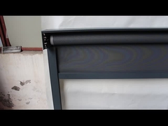 Kit d'ombrage en rouleaux de tolérance à la chaleur en nylon ronde à prise ronde en aluminium