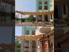 Tente à câbles coulissants