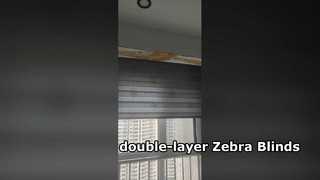 Stores zébrés double couche