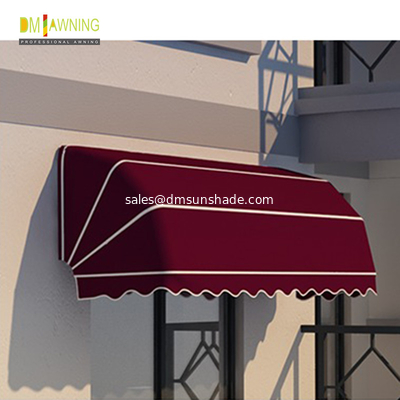 Aluminium Retractable Window Awning Manual Sun Shade Canopy