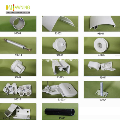 Aluminum Garden Waterproof Awning Motorized Retractable Conservatory