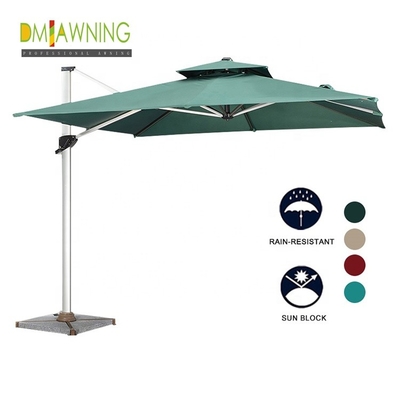 Roma 2.5 M Large Cantilever Parasol For Garden Patio