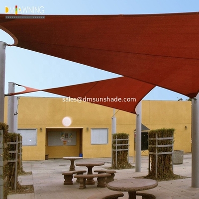 HDPE Outdoor Sun Shade Sail Swinmming Poor triangle shade sail