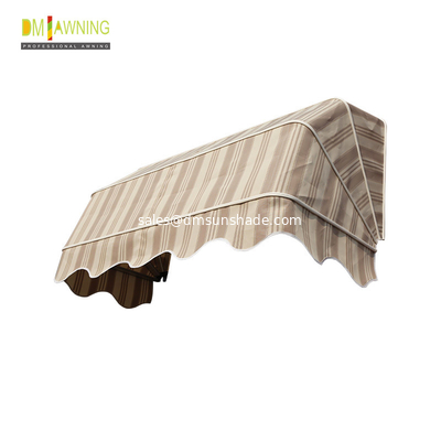 Aluminium Retractable Window Awning Manual Sun Shade Canopy