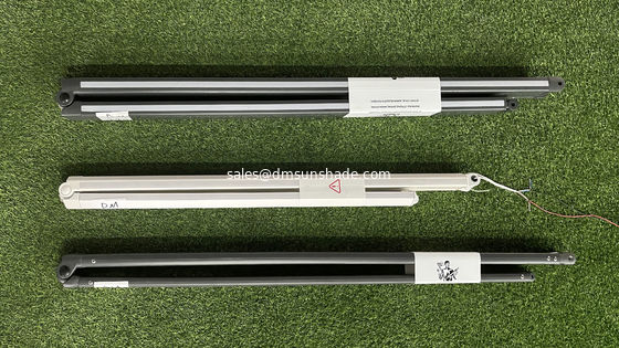 Auvent rétractable en aluminium de haute qualité avec bras pliants en acier pour auvent à cassette complet