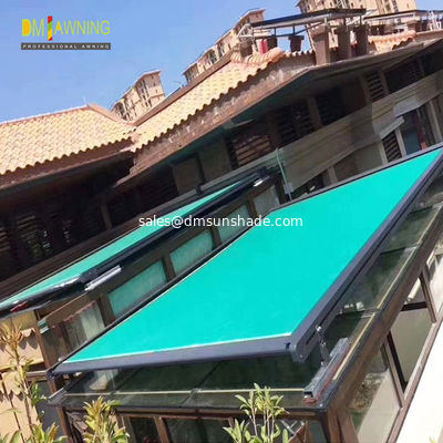 Balcon au toit rétractable Parement en aluminium Parement au toit rétractable Parement au jardin