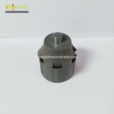 Kit de stores à rouleaux étanches au vent, bobine en nylon, bouchon rond, matériel de tolérance en aluminium